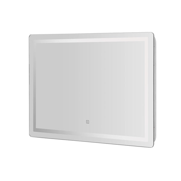 Embellir Wall Mirror 100X70CM with LED Light Bathroom Home Decor Round Rectangle Embellir