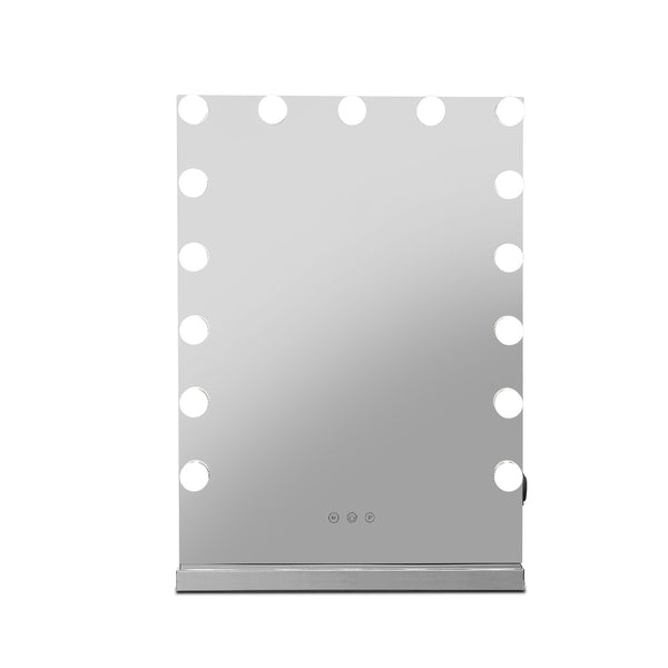 Embellir Hollywood Makeup Mirror With Light 15 LED Bulbs Lighted Frameless freeshipping - Awezingly