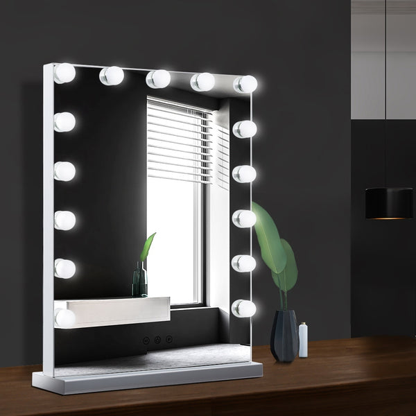 Embellir Hollywood Makeup Mirror With Light 15 LED Bulbs Lighted Frameless freeshipping - Awezingly