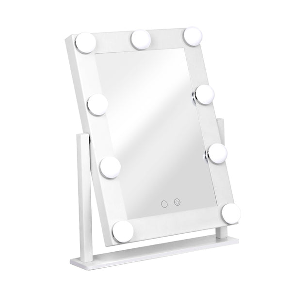 Embellir LED Standing Makeup Mirror - White freeshipping - Awezingly