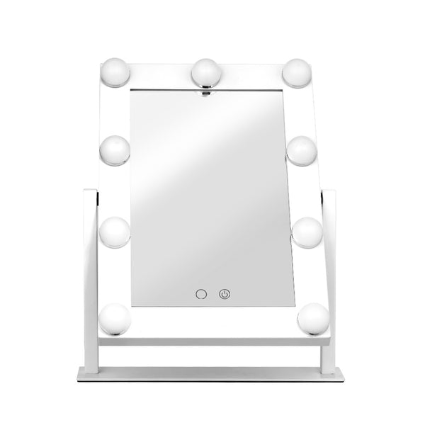 Embellir LED Standing Makeup Mirror - White freeshipping - Awezingly