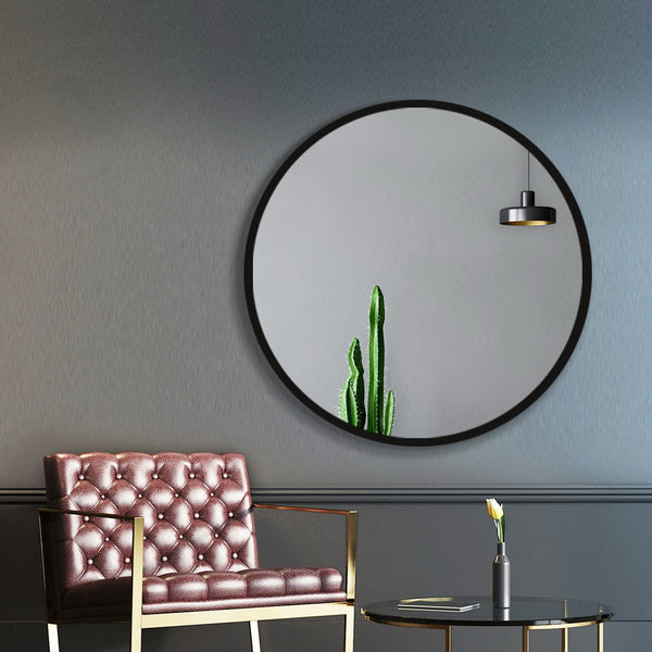 Embellir 70cm Round Wall Mirror Bathroom Makeup Mirror freeshipping - Awezingly
