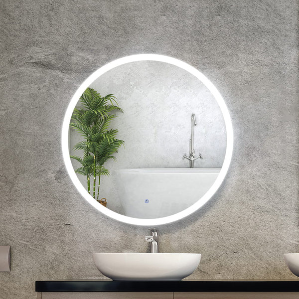 Embellir LED Wall Mirror Bathroom Light 80CM Decor Round decorative Mirrors Embellir