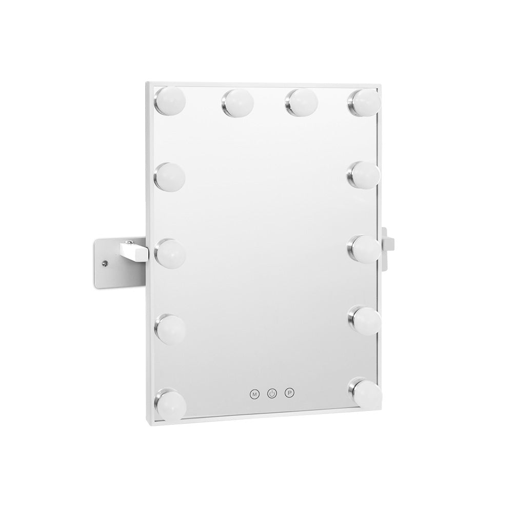 Embellir Hollywood Wall mirror Makeup Mirror With Light Vanity 12 LED Bulbs freeshipping - Awezingly