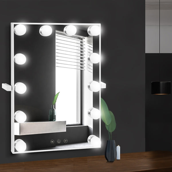 Embellir Hollywood Wall mirror Makeup Mirror With Light Vanity 12 LED Bulbs freeshipping - Awezingly