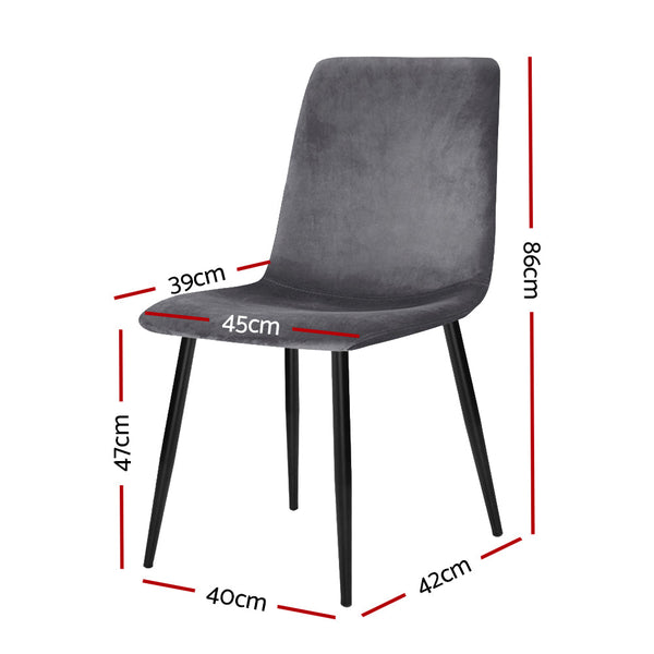 Set of 4 Artiss Modern Dining Chairs Artiss