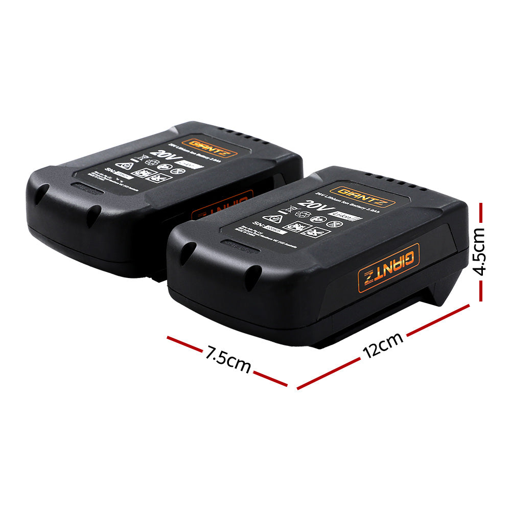 Giantz 40V Battery Only Powered Batteries For Lawn Mower Cordless Electric Lithium Giantz