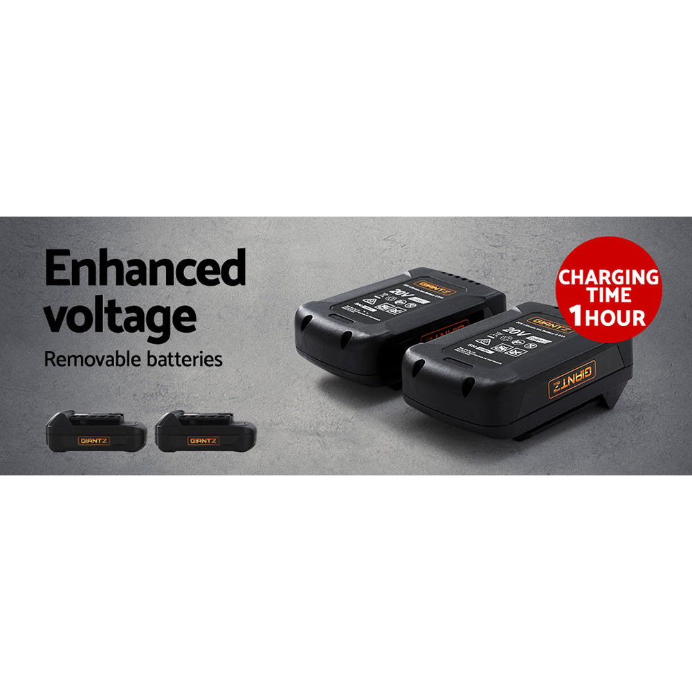 Giantz 40V Battery Only Powered Batteries For Lawn Mower Cordless Electric Lithium Giantz