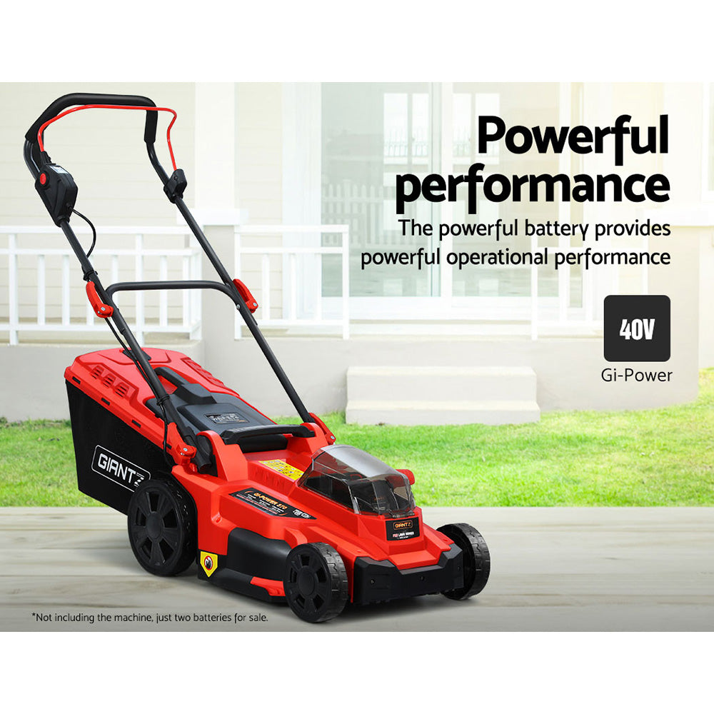 Giantz 40V Battery Only Powered Batteries For Lawn Mower Cordless Electric Lithium Giantz
