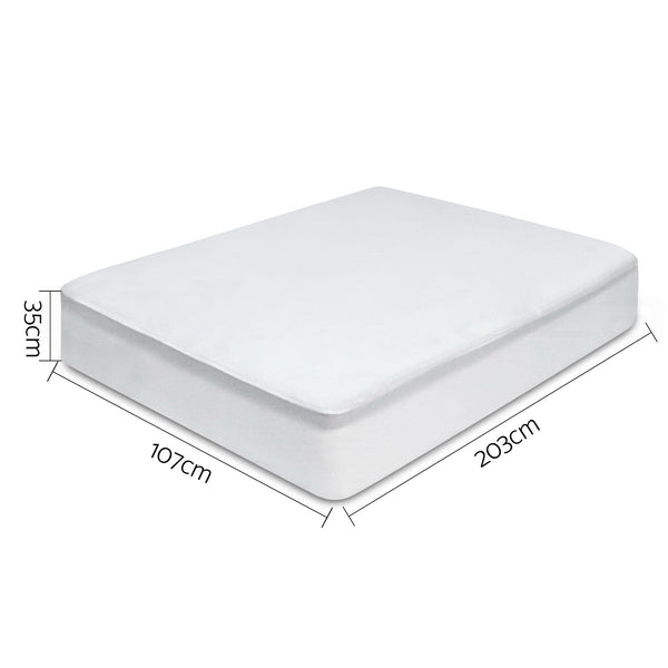 Giselle Bedding King Single Size Waterproof Bamboo Mattress Protector freeshipping - Awezingly