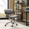 Artiss Wooden Fabric Office Chair Grey