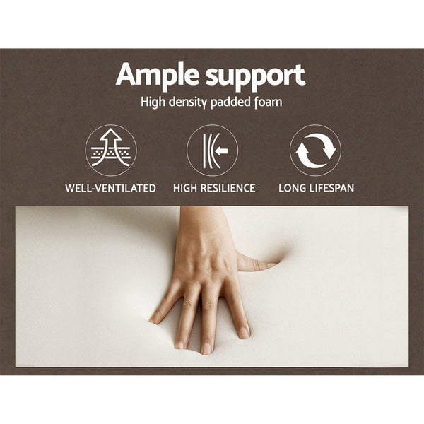 Artiss Wooden Office Chair Black Leather Artiss