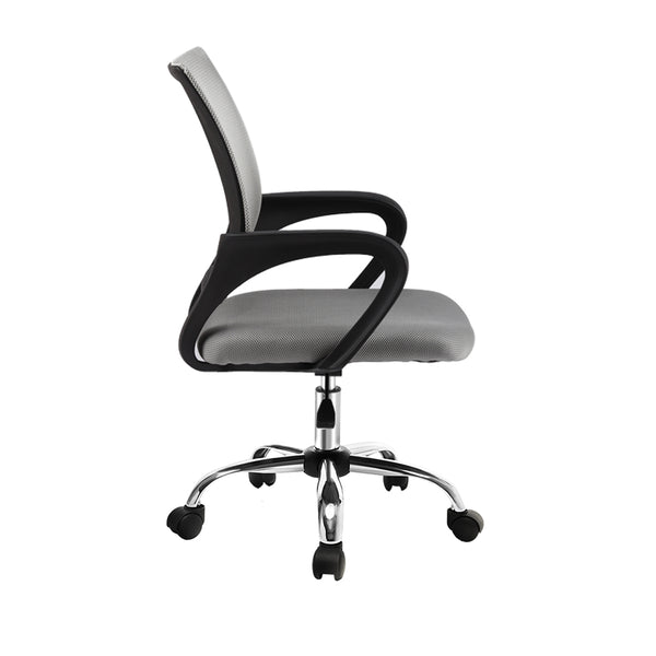 Artiss Office Chair Executive Mid Back - Grey freeshipping - Awezingly