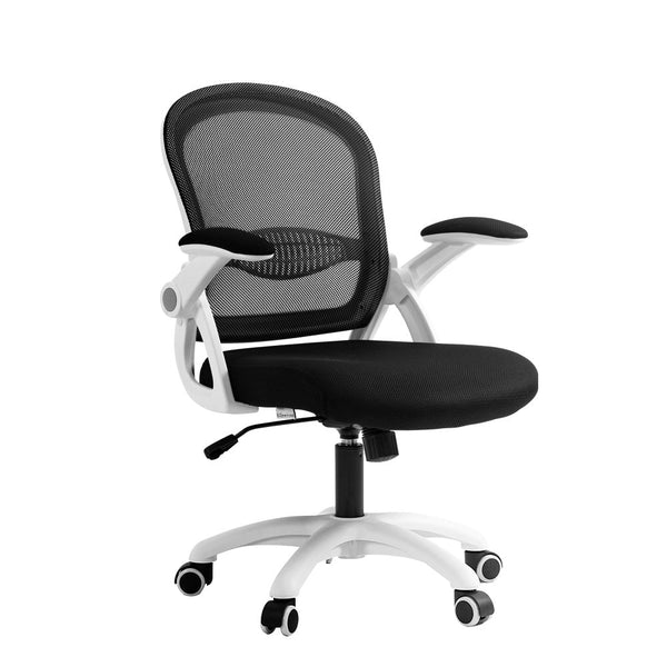 Artiss Office Chair Mesh Computer Desk Chairs Work Study Gaming Mid Back Black Artiss