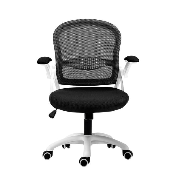 Artiss Office Chair Mesh Computer Desk Chairs Work Study Gaming Mid Back Black Artiss