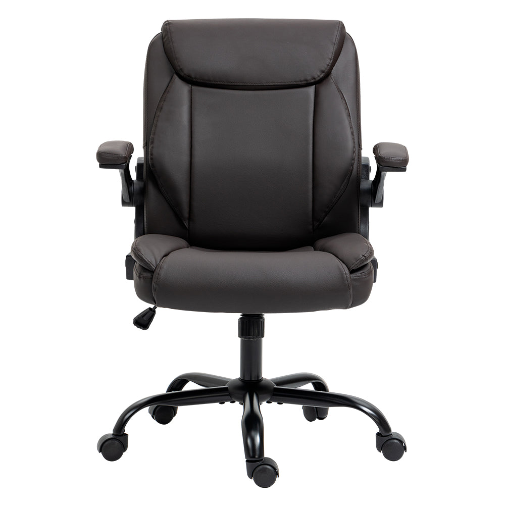 Artiss Office Chair Gaming Computer Executive Chairs Leather Tilt Swivel Brown Artiss