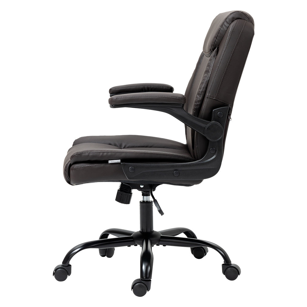Artiss Office Chair Gaming Computer Executive Chairs Leather Tilt Swivel Brown Artiss