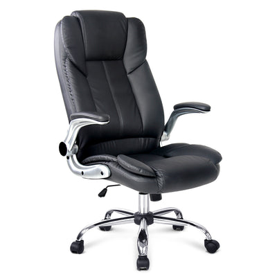 Artiss Kea Executive Office Chair Leather Black