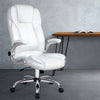 Artiss Kea Executive Office Chair Leather White