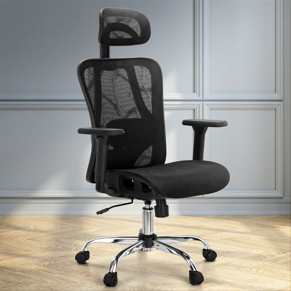 Artiss Ergonomic Office Chair Recline Black Artiss