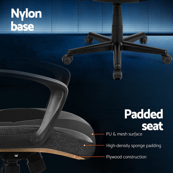 Artiss Gaming Office Chair Computer Chairs Grey Artiss