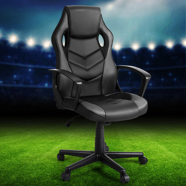 Artiss Gaming Office Chair Computer Chairs Grey Artiss