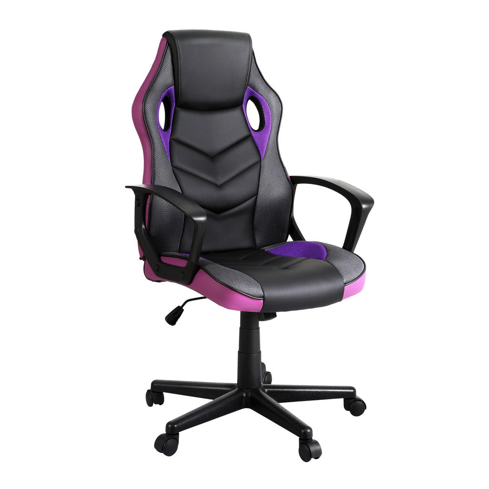 Artiss Gaming Office Chair Computer Chairs Purple Artiss