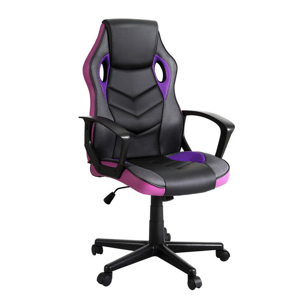 Artiss Gaming Office Chair Computer Chairs Purple Artiss