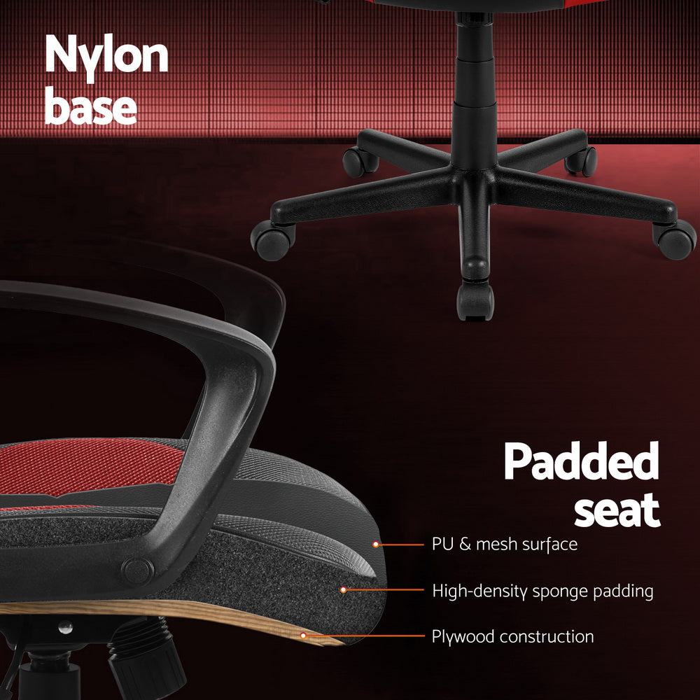 Artiss Gaming Office Chair Computer Chairs Red Artiss