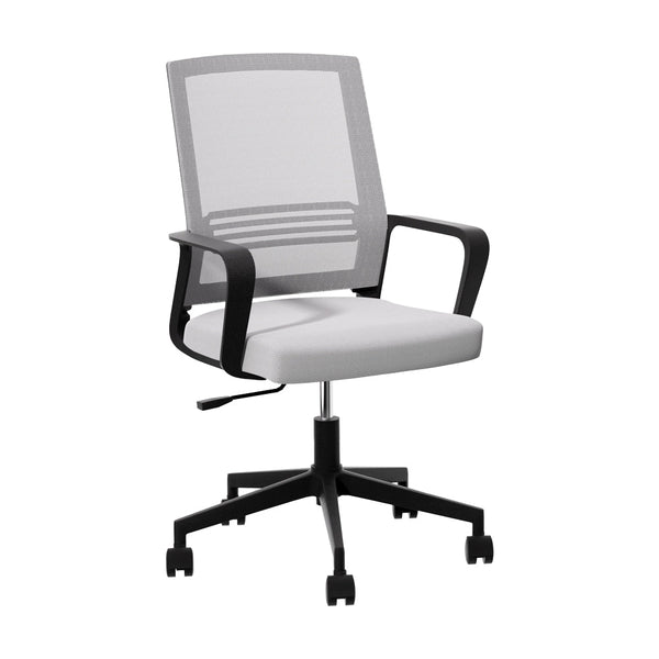 Artiss Mesh Office Chair Computer Gaming Desk Chairs Work Study Mid Back Grey Artiss