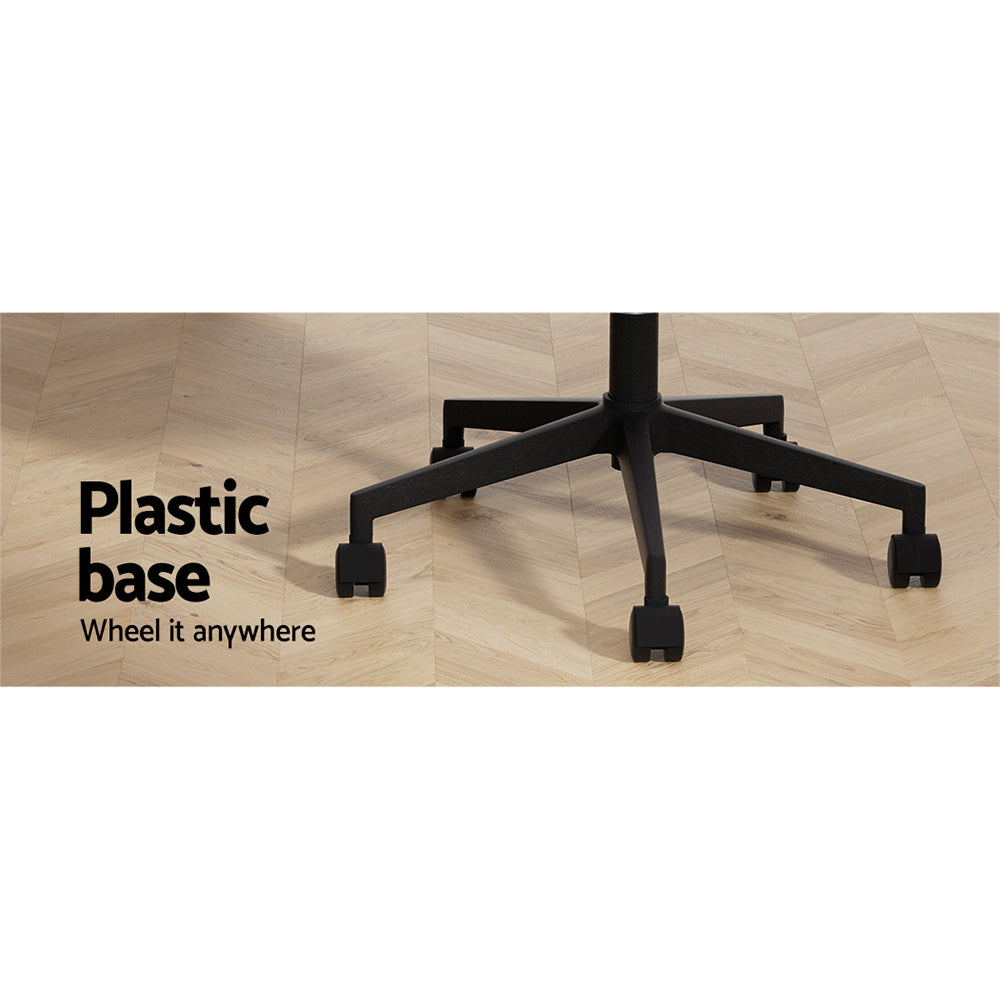 Artiss Mesh Office Chair Computer Gaming Desk Chairs Work Study Mid Back Grey Artiss