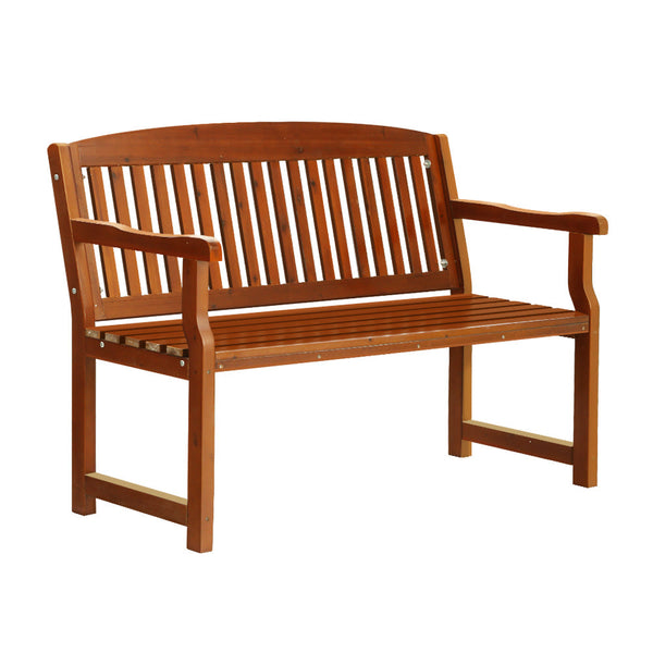Gardeon Outdoor Garden Bench Seat Wooden Chair Patio Furniture Timber Lounge Gardeon