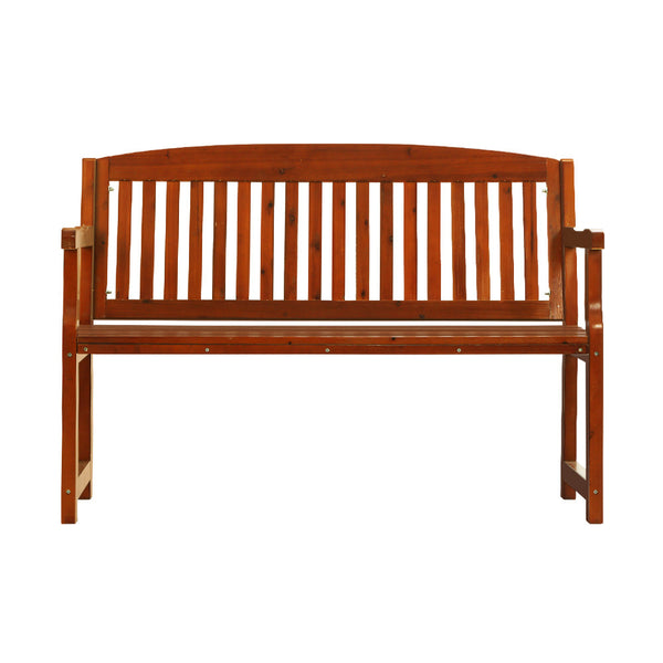 Gardeon Outdoor Garden Bench Seat Wooden Chair Patio Furniture Timber Lounge Gardeon