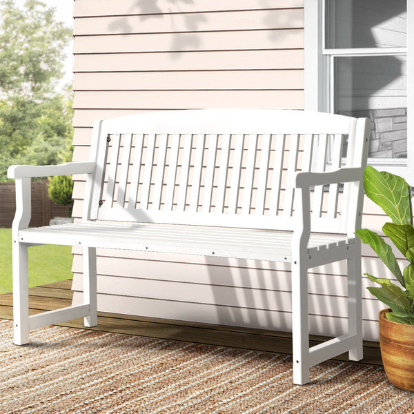 Gardeon Outdoor Garden Bench Seat Wooden Chair Patio Furniture Timber Lounge Gardeon