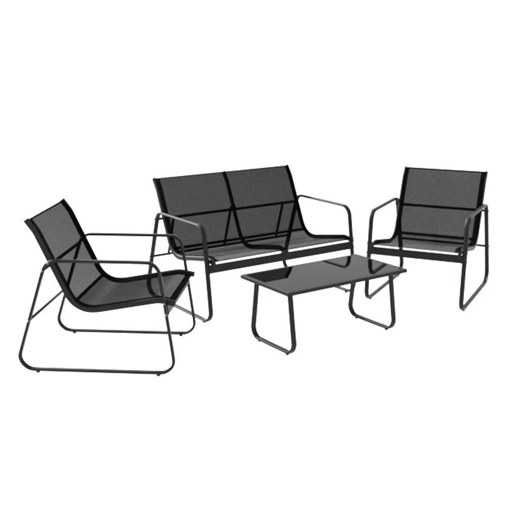Gardeon Outdoor Lounge Setting Garden Patio Furniture Textilene Sofa Table Chair Gardeon