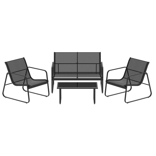 Gardeon Outdoor Lounge Setting Garden Patio Furniture Textilene Sofa Table Chair Gardeon