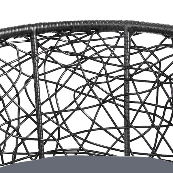 Gardeon Outdoor Patio Chair and Table - Black freeshipping - Awezingly