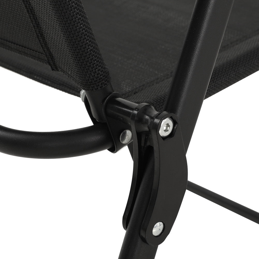 Gardeon Outdoor Chairs Portable Folding Camping Chair Steel Patio Furniture Gardeon