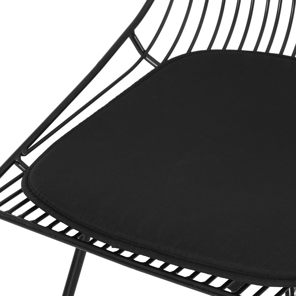 Gardeon 2PC Outdoor Dining Chairs Steel Lounge Chair Patio Garden Furniture Gardeon