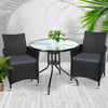 Gardeon Outdoor Furniture Dining Chair Table Bistro Set