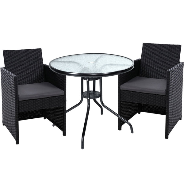 Gardeon Patio Furniture Dining Chairs Table Patio Setting Bistro Set freeshipping - Awezingly