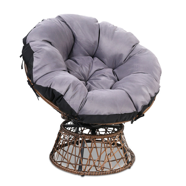 Gardeon Papasan Chair - Brown freeshipping - Awezingly