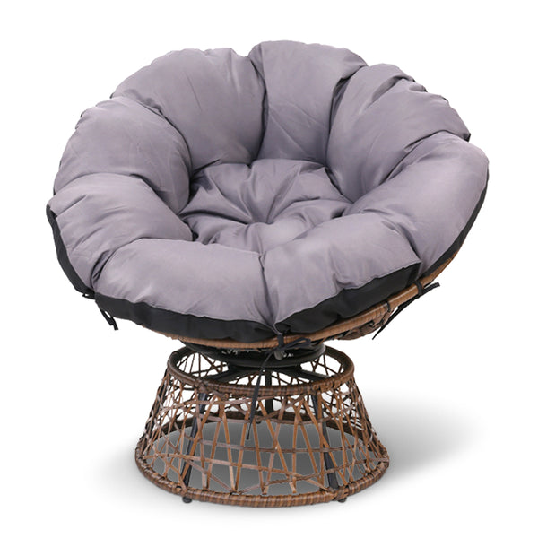 Gardeon Papasan Chair - Brown freeshipping - Awezingly