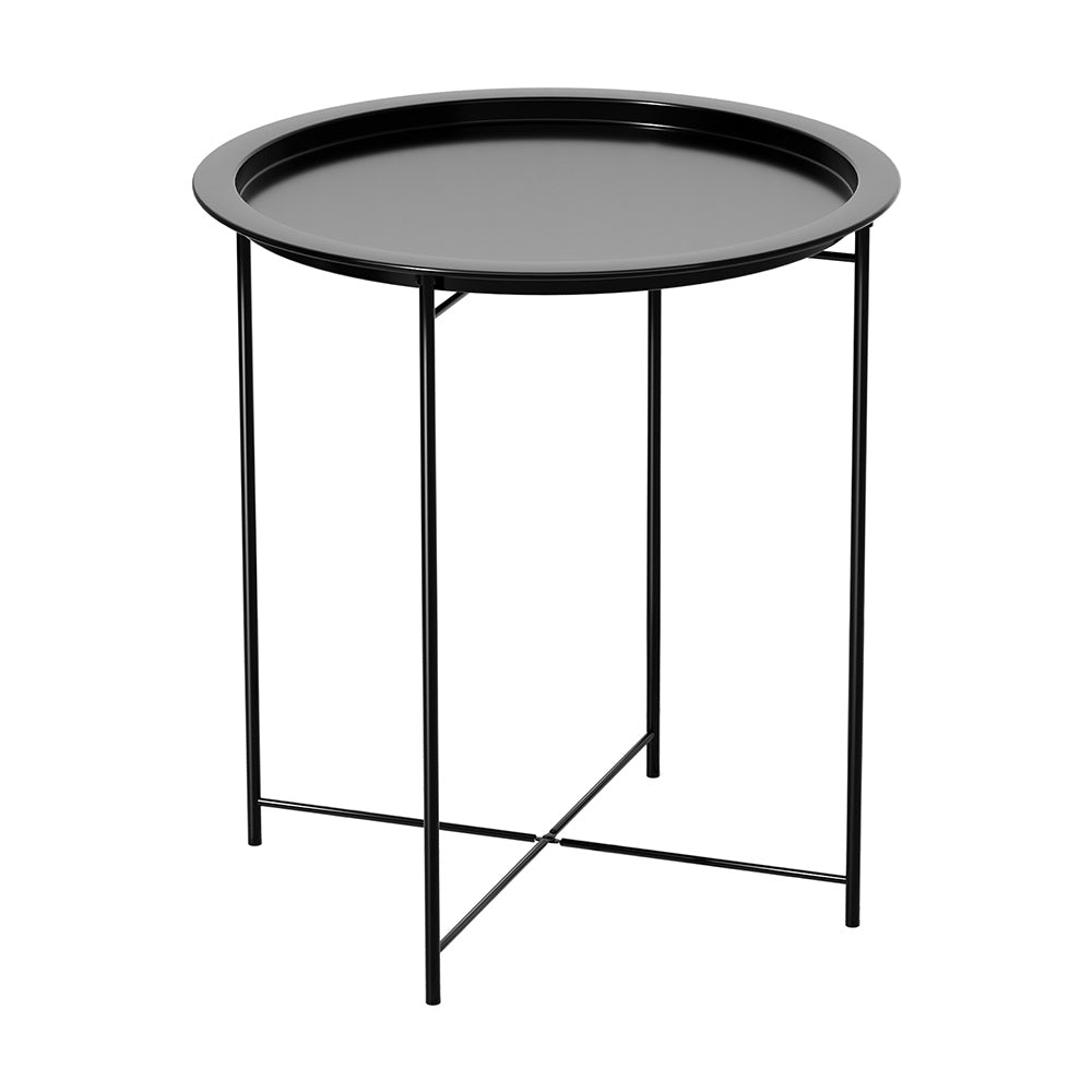 Gardeon Coffee Side Table Steel Outdoor Furniture Indoor Desk Patio Garden Gardeon