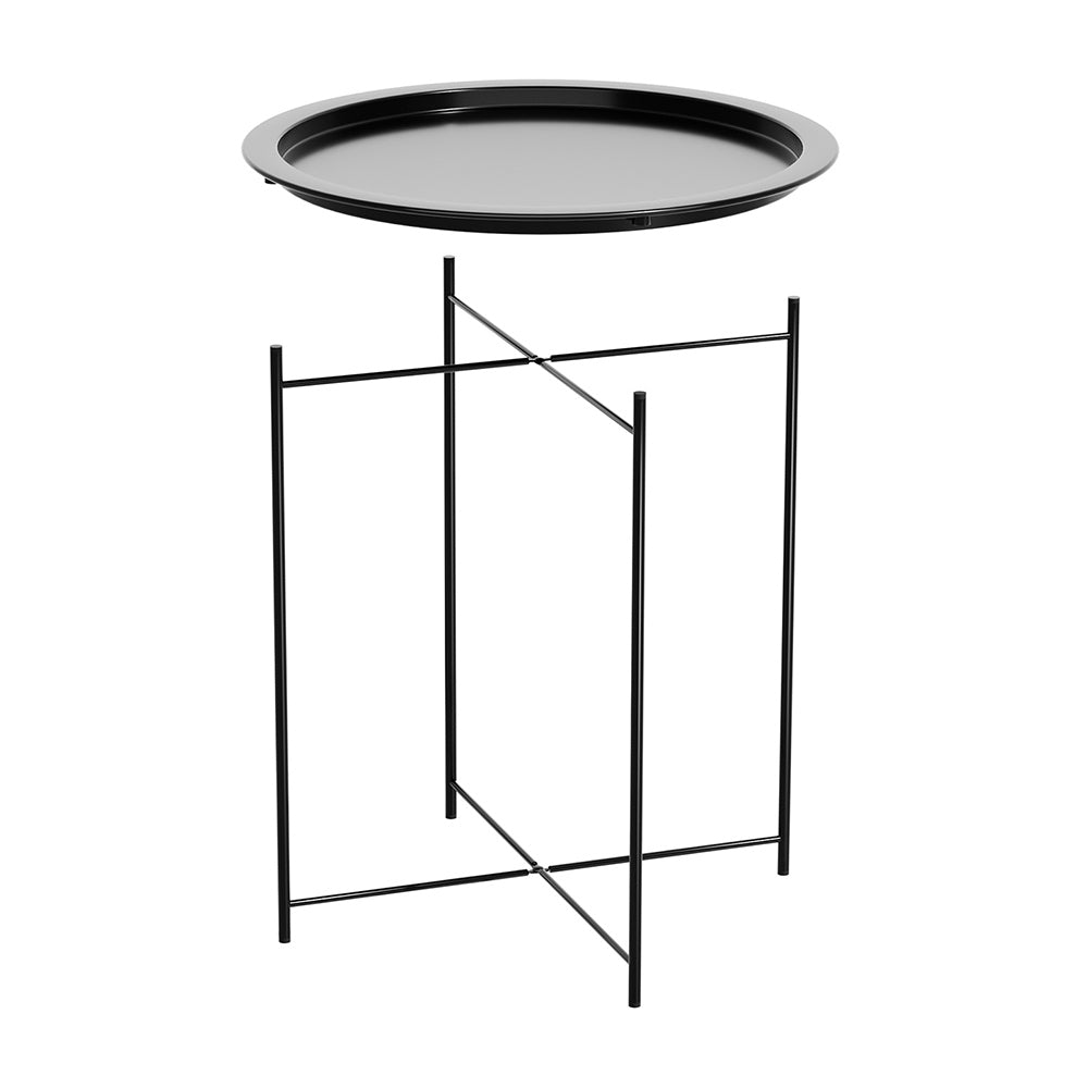 Gardeon Coffee Side Table Steel Outdoor Furniture Indoor Desk Patio Garden Gardeon