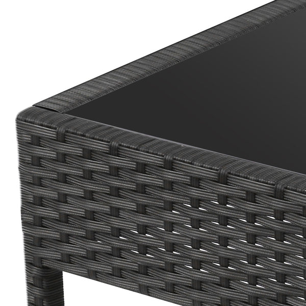 Gardeon 3-piece Outdoor Set - Black freeshipping - Awezingly