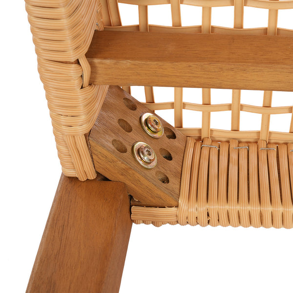 Gardeon Outdoor Garden Bench Seat Dining Acacia Wood 2-Seater Patio Furniture Gardeon