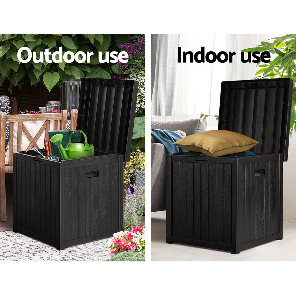 Gardeon Outdoor Storage Box 195L Bench Seat Garden Deck Toy Tool Sheds Gardeon
