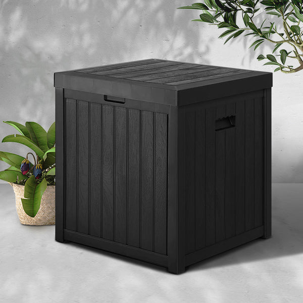 Gardeon Outdoor Storage Box 195L Bench Seat Garden Deck Toy Tool Sheds Gardeon