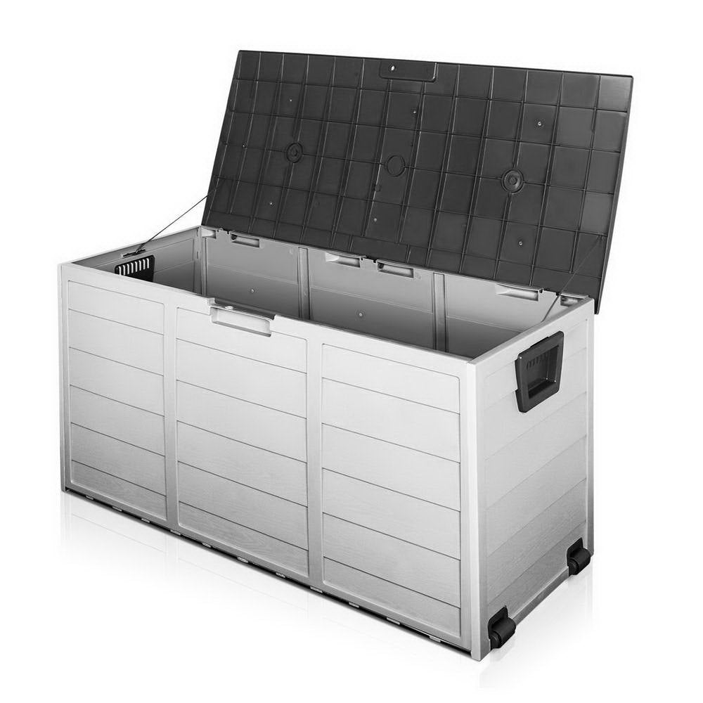 Gardeon 290L Outdoor Storage Box - Black freeshipping - Awezingly